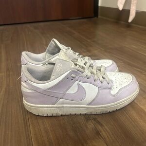 Nike light purple low dunks